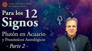 Para los 12 Signos  Plutón en Acuario y Pronósticos Astrológicos  Parte 2 [upl. by Mudenihc329]