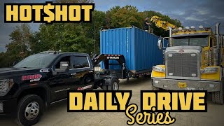 Rotator unload  Hotshot Trucking Daily Drive Series [upl. by Veronika]