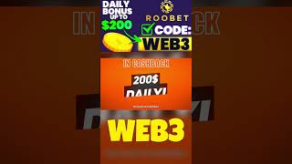 ROOBET PROMO CODE  WEB3  BONUS ON ROOBET [upl. by Libby477]