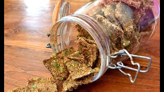 What do to with juice pulp  veggie pulp crackers recipe [upl. by Pain312]