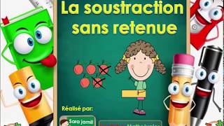 Apprendre à poser une soustraction sans retenue cp ce1 [upl. by Amyas]