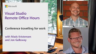 Visual Studio Remote Office Hours  Conference Travelling for Work with Jon Galloway [upl. by Seniag505]