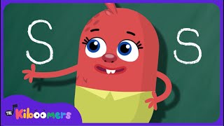 Sing the Letter S Song  THE KIBOOMERS Preschool Phonics Sounds [upl. by Sidonia]