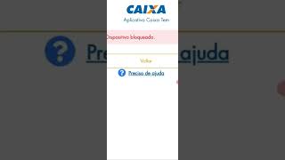 Caixa Tem Dispositivo Bloqueado [upl. by Nwahsan]