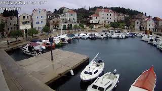 Prvić Šepurine Croatia  Live panorama view [upl. by Nivlem]