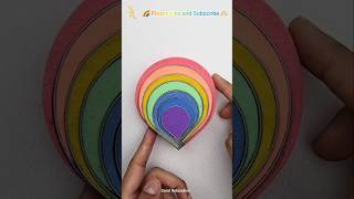 🌈 Rainbow Kinetic Sand Cutting ASMR SHAPES Satisfying Video shortsfeed shortsviral [upl. by Bull]