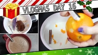 Recette Chocolat Chaud aux épices de Noël  Orange Cannelle  Vlogmas 16 [upl. by Nymrak343]