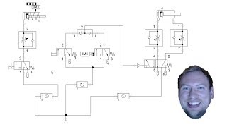 Pneumatics Logic Circuits  FESTO FluidSIM Part 2 [upl. by Alue]