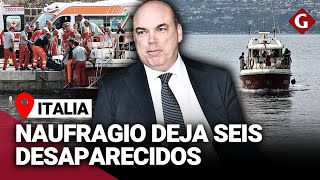 Magnate británico MIKE LYNCH está DESAPARECIDO tras NAUFRAGIO en Italia  Gestión [upl. by Maddis]