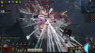 poe 325 CoC Lancing Steel ice spearblazing salvorolling magma deadeye simulacrum [upl. by Currier]