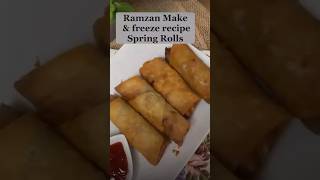 SPRING ROLLS RECIPE music song shortsfeed shortsviral shorts short [upl. by Silyhp870]