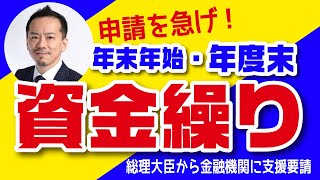 【申請を急げ】年末・年度末の資金繰り！総理大臣から金融機関に支援要請が発せられました！ [upl. by Darnell]