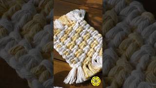 DIY PortaCopo em MacramêTutorial👆 macrame macramepassoapasso tutorialmacrame [upl. by Devora]