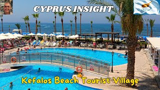 Kefalos Beach Tourist Village Paphos Cyprus  2024 FULL Tour Including Room [upl. by Sikorski]