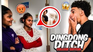 DING DONG DITCH PART 1‼️COLLEGE EDITION GONE WRONG 🫢 [upl. by Ledda]