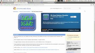 FB Chat Sidebar Disabler  Get the old Facebook chat back chromefirefoxopera [upl. by Britton445]