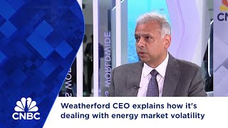 Weatherford CEO explains how its dealing with energy market volatility [upl. by Vinny]