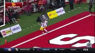 Adoree Jacksons 100 yard kickoff return for TD vs Utah [upl. by Affay643]