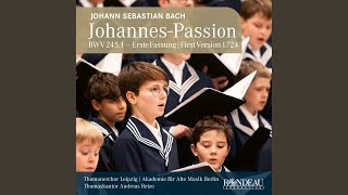 JohannesPassion BWV 2451 1 Coro Herr unser Herrscher [upl. by Narda]