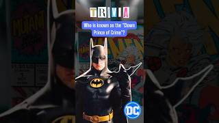 Who is the Clown Prince of Crime in Gotham City 🤡  Comic Book Trivia batman DC superheroes [upl. by Halpern]