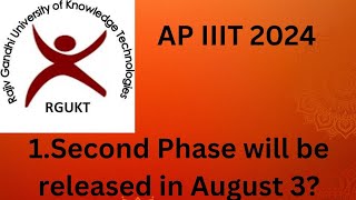 AP IIIT 2024  Second phase selection list  IIIT  Release Date [upl. by Elatsyrc280]