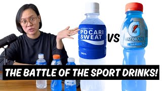 Pocari Sweat VS Gatorade  Sports Dietitian shares kung ano mas effective [upl. by Zirtaeb994]