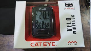 UNBOXING CatEye Velo Wireless dan Pemasangannya [upl. by Lindy]