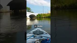 Kayaker Panics Near Rough Waters Kayak Kayaking RoughWater [upl. by Yrot475]