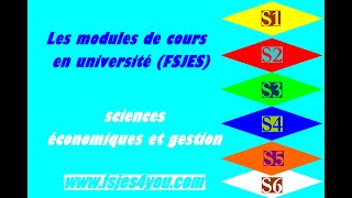 Organisation Modulaire licence fondamentale en sciences économiques et gestionfsjes agadir [upl. by Lechar]