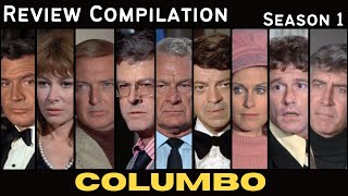 Columbo Season 1 Review Compilation [upl. by Yremrej684]