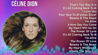 Céline Dion 2024 MIX Best Songs  Thats The Way It Is Its All Coming Back To Me Now I Love Y [upl. by Nord]