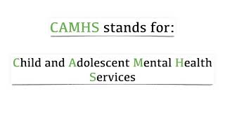 What is CAMHS [upl. by Rosanne]