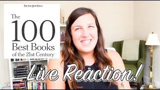 LIVE REACTION  New York Times 100 Best Books of the 21st Century amp Readers Choice Lists [upl. by Darees]