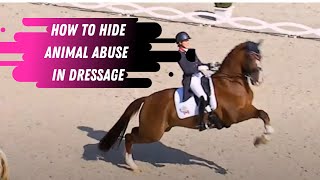 How Dressage Trainers Cover Up The Abuse At The Riding Stable  Real World Examples [upl. by Nnaitsirk]