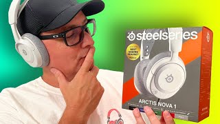 SteelSeries Arctis Nova 1 Gaming Headset Review BUDGET BANGER [upl. by Ttej702]