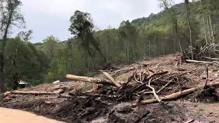 Possible damage from a “Cloudburst” in Yancey County North Carolina during Hurricane Helene [upl. by Anehc]