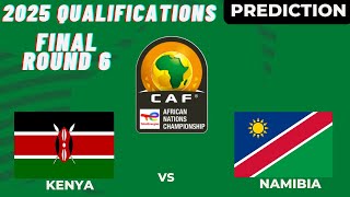 Kenya vs Namibia CAF Africa Nations Cup 2025 Qualifiers Match Preview Prediction [upl. by Lubeck]