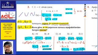 ACİL YAYINLARI LİMİTTÜREV FASİKÜLÜ Süreklilik Test Sayfa 5658 [upl. by Ariahay]