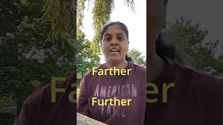 Further VS Farther  Explain Further and Farther with Examples  englishlanguagelearning [upl. by Nehtan]