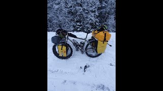 Winter bike tour in Finland January 2023 [upl. by Drescher]