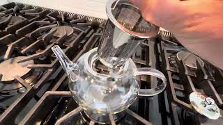 GROSCHE Joliette Clear Glass Teapot with Reusable Stainless Steel Infuser Review [upl. by Felix]