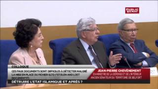 Au Sénat Fin des mensonges dEtat sur la Syrie  JP Chevènement [upl. by Aihseym]