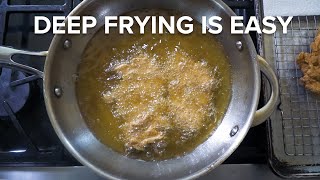 Deep Frying at Home is a GREAT IDEA  A response to Adam Ragusea [upl. by Cyna]