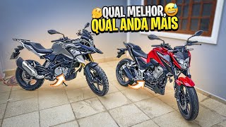 QUAL A MELHOR CB 300F TWISTER OU BMW 310 GS [upl. by Kassity]