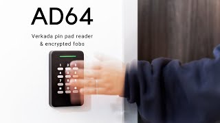 Verkada  Introducing the AD64 pinpad reader amp encrypted fobs [upl. by Elissa]