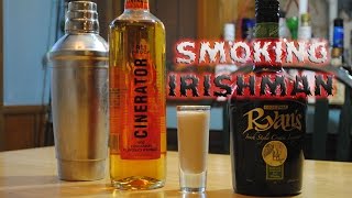 Smoking Irishman Cinnamon Whiskey Drink [upl. by Rennug]