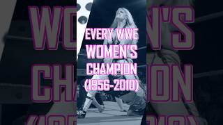 Every WWE Womens Champion 19562010 WWE WomensTitle [upl. by Enhpad509]