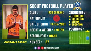 OUSSAMA ESSAFI 🔵 FORWARD 🔵 RSB BERKANE 🔵 BEST OF 202324 [upl. by Damek]