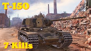 World of tanks T150  29 K Damage 7 Kills wot replays [upl. by Gnem]