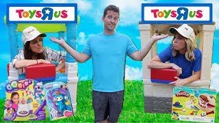 Pretend Toys R Us Stores Compete for Business [upl. by Aneek]